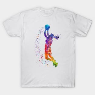 Girl Basketball Player Shooting T-Shirt